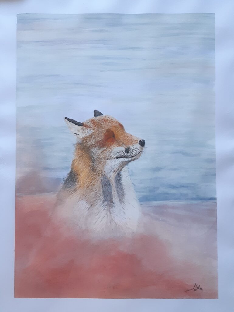 Illustration Happy fox