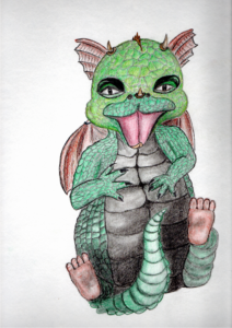 Illustration Baby dragon